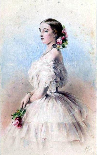 Grand Duchess Olga Feodorovna of Russia by Franz Xaver Winterhalter